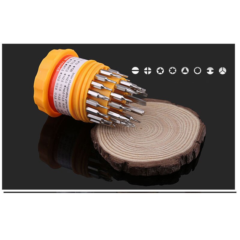 Chaves De Precisão 31 Em 1 Ponta Imantada Torx Fenda Philips MAGNETICA