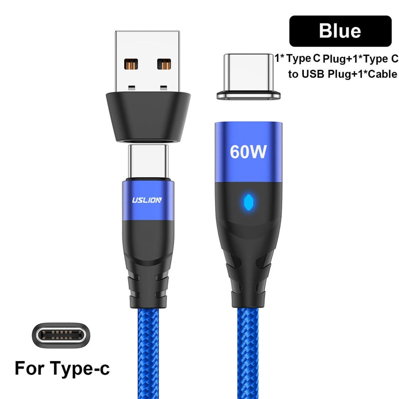 Cabo Usb Tipo C 50cm Curto 3a