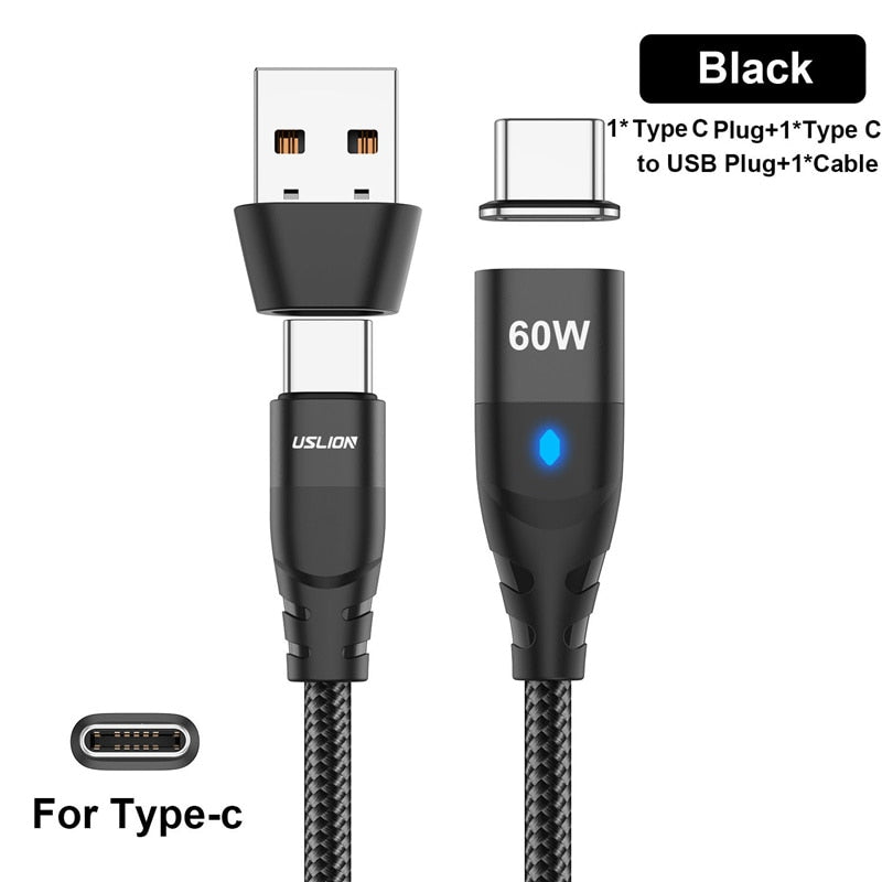 Cabo Usb Tipo C 50cm Curto 3a