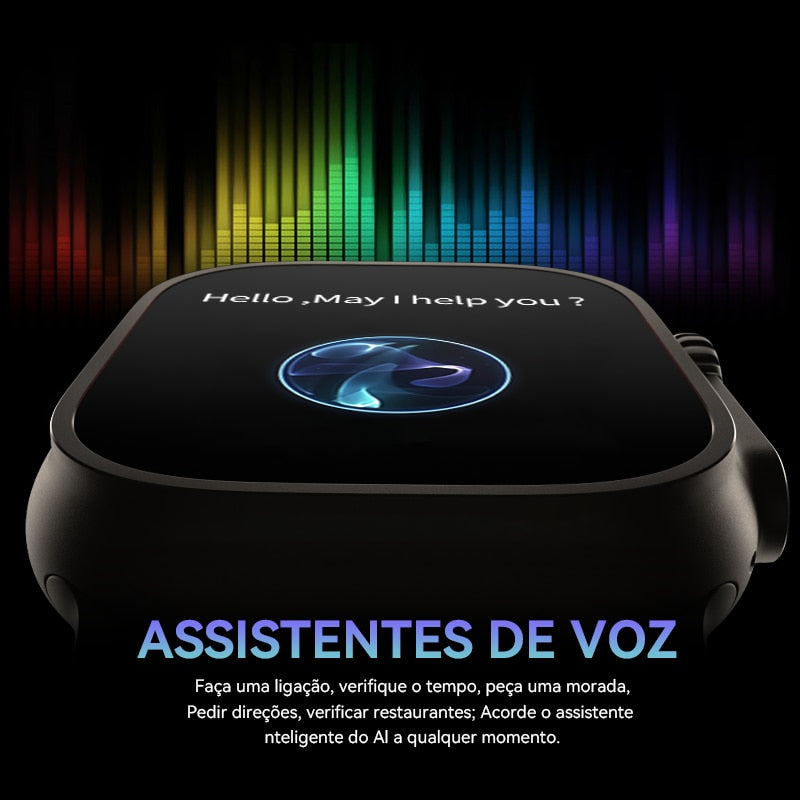 Smartwatch Ultra + Series 8 W68 49mm Lançamento