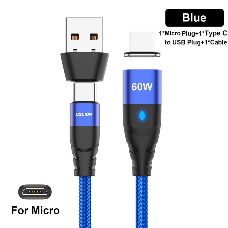 Cabo Usb Tipo C 50cm Curto 3a